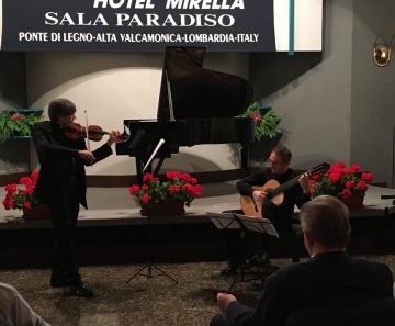 RAFFINATO CONCERTO DI RIMONDA E BANDINI A PONTE DI LEGNO